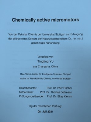 Chemically active micromotors